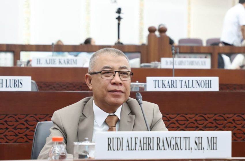  Anggota DPRD Sumut Dapil Langkat-Binjai Rudy Alfahri Rangkuti : Tangkap dan Hukum Mati Mafia Beras