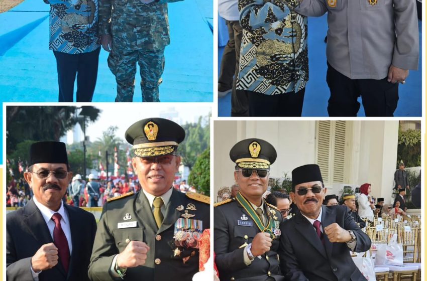  H. Jans Mengikuti Peringatan HUT RI 80 Berama Para Pejabat Tinggi Negara RI