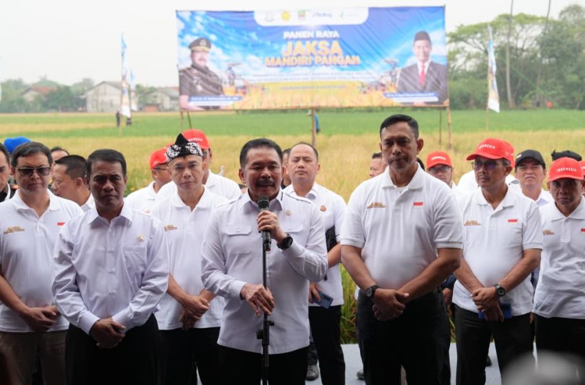  Lanjutkan Program Jaksa Mandiri Pangan, Jaksa Agung Manfaatkan Lahan di Desa Srimahi