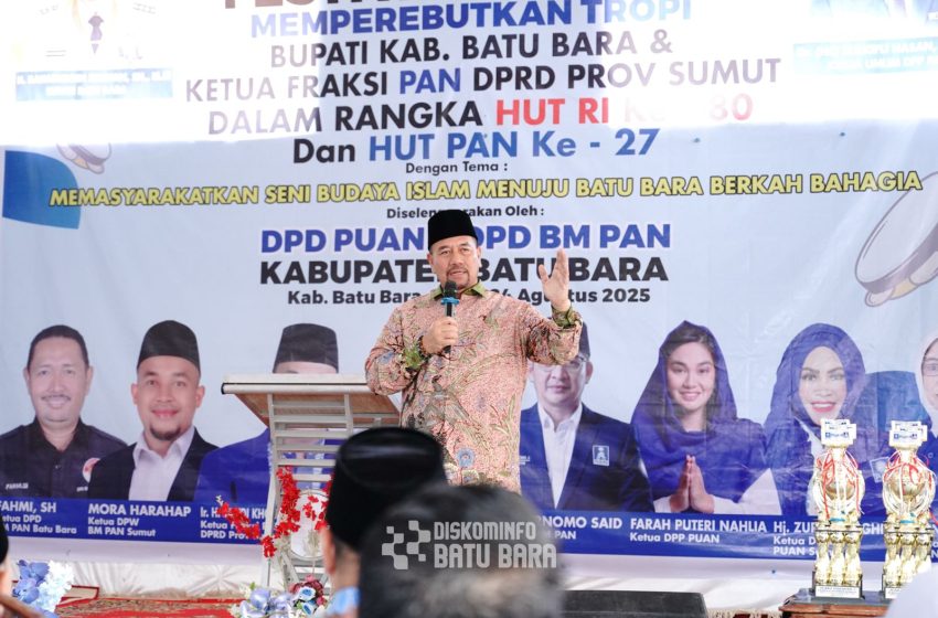  Dukung Seni Budaya Islam Bupati dan Wakil Bupati Batu Bara Hadiri Festival Hadroh Batu Bara Bahagia