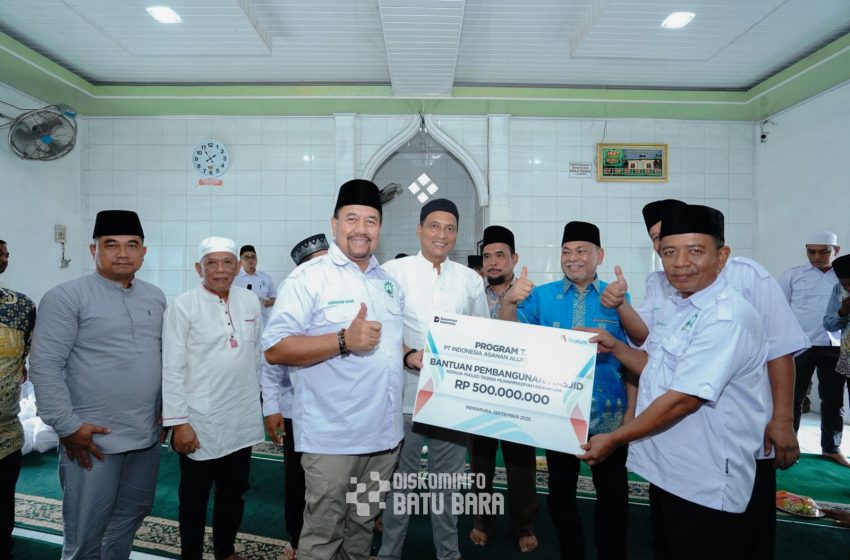 PT Inalum Bantu Pembangunan Masjid Taqwa Muhammadiyah, Bupati Batu Bara Apresiasi Kepedulian