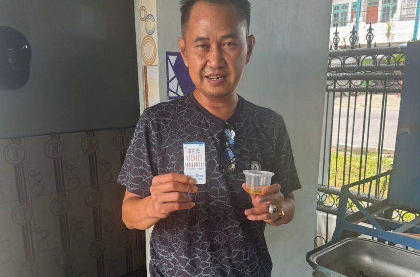  Tes Urine di BNN Binjai, Ajie Karim Pastikan Bersih dari Narkoba