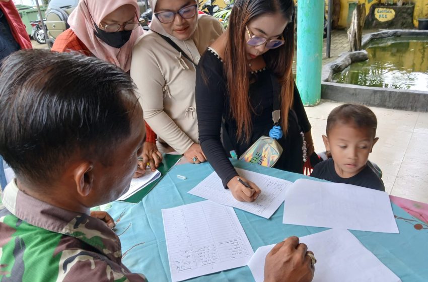  TMMD 126 Kodim 0201/Medan Ajak Ibu-ibu Wujudkan Keluarga Bebas Stunting
