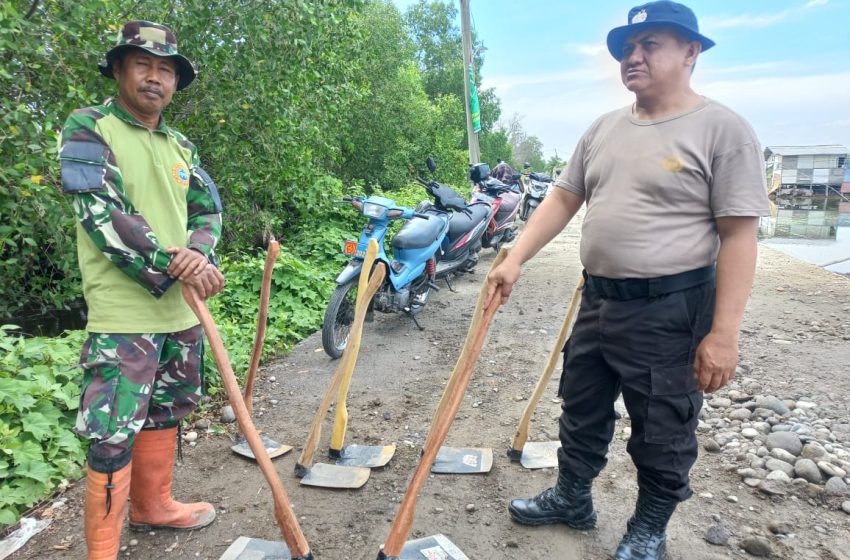  TMMD 126 Kodim 0201/Medan Tuntaskan Perataan Jalan Bersama Masyarakat