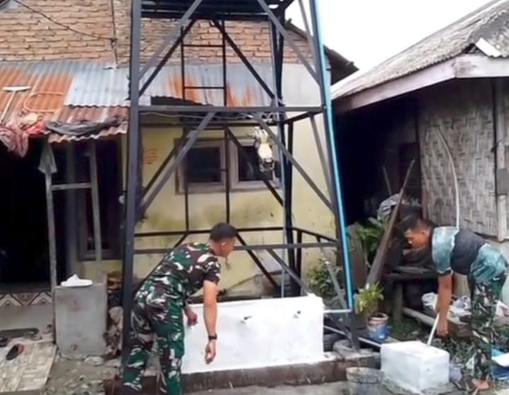  Air Bersih Jadi Kenyataan, Warga Jalan Andan Sari Gang Lasimin Terjun Sambut Program TMMD 126 Kodim 0201 Medan dengan Sukacita