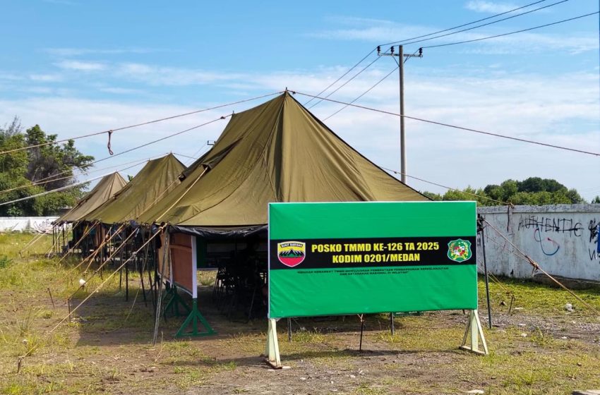  Tenda Posko TMMD 126 Jadi Magnet Baru di Marelan, Warga Antusias Sambut Pembangunan