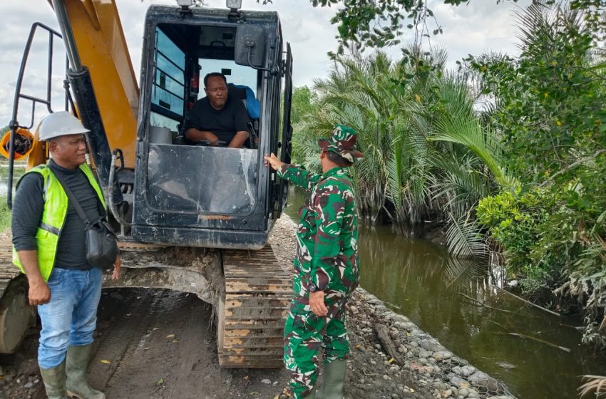  Pasiter Kodim 0201 Medan Tinjau Langsung Progres Pekerjaan TMMD 126 di Marelan