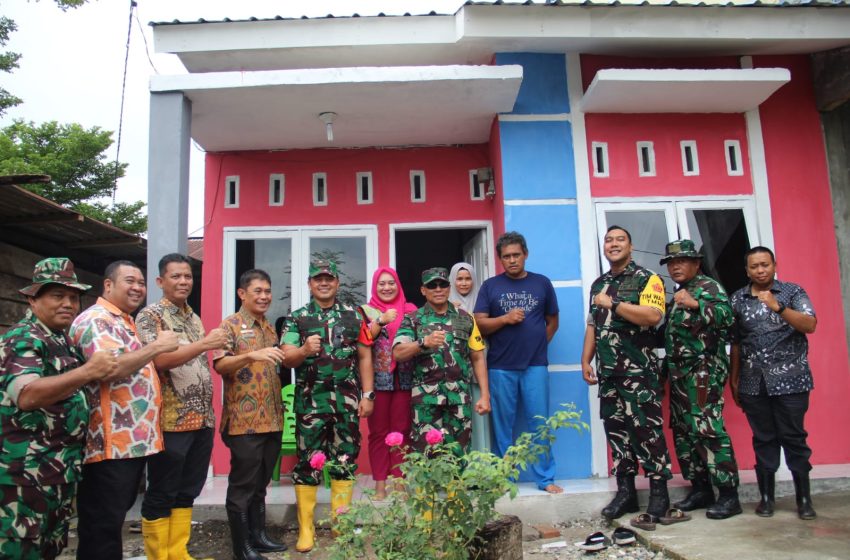  Renovasi Rumah Sopir Truk Syafaruddin, TMMD 126 Kodim 0201 Medan Kembalikan Harkat Martabat Keluarga