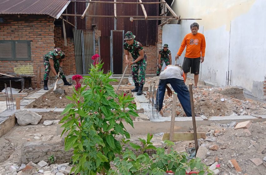  Satgas TMMD 126 Mulai Garap Pembangunan Unit MCK di Gg. Pringgan