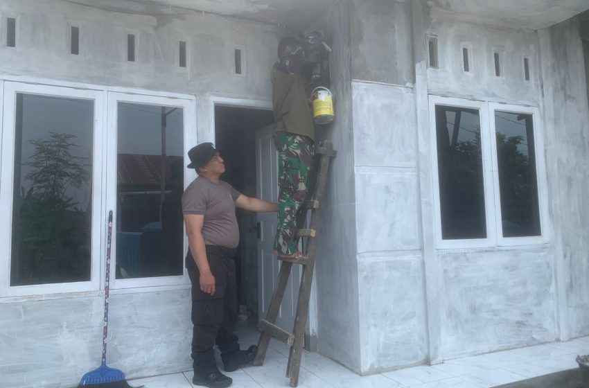  Sentuhan TNI Lewat TMMD 126 Bantu Warga Kurang Mampu di Marelan