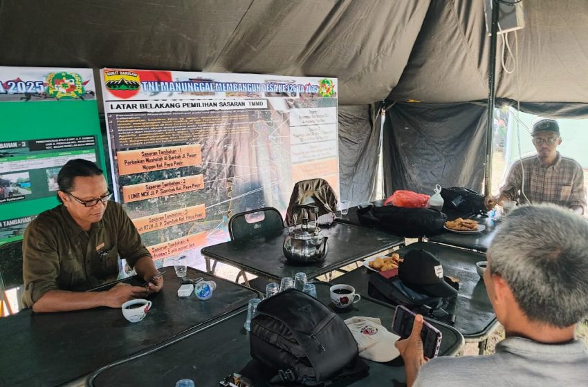  TNI dan Media Bersinergi, Posko TMMD 126 Kodim 0201 Medan Jadi Pusat Informasi Publik