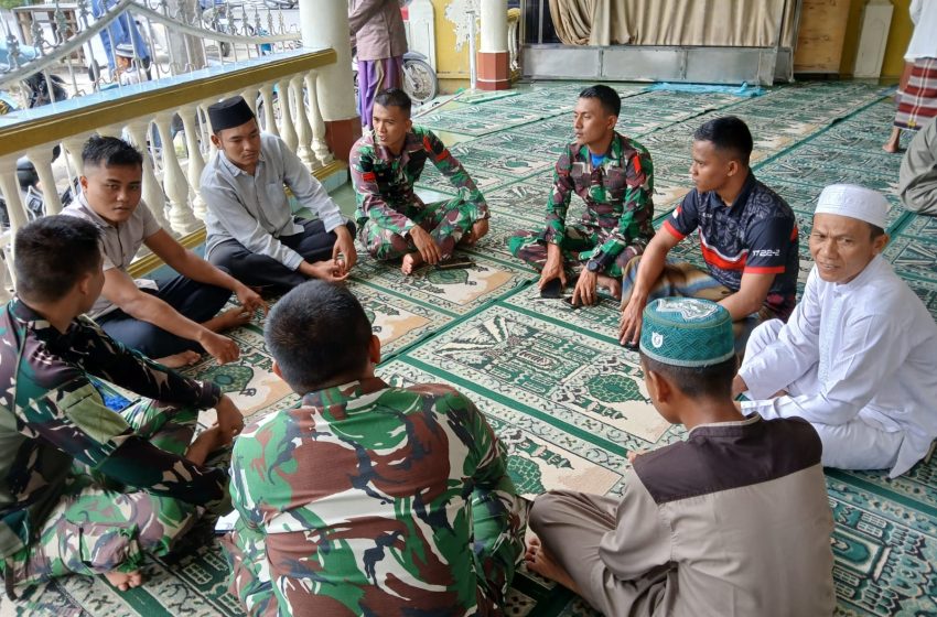  Satgas TMMD 126 Kodim 0201 Medan Jadikan Masjid Tempat Membangun Kebersamaan