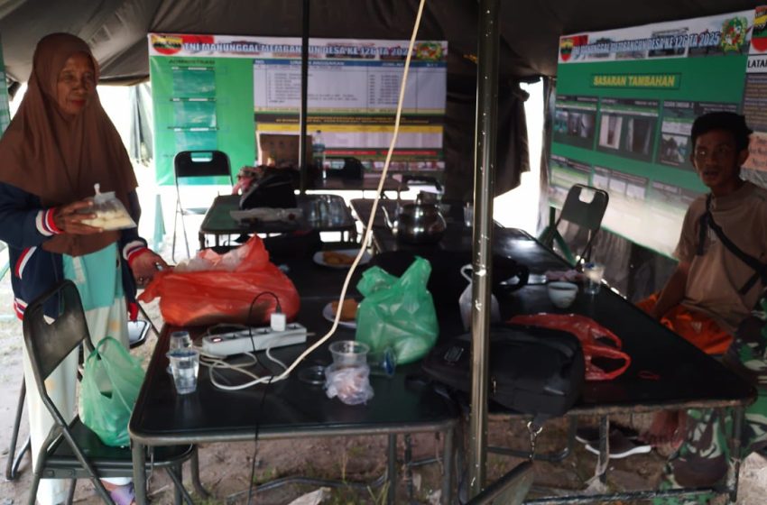  Satgas TMMD 126 Kagumi Ketekunan Ibu Katini, Penjual Tape Keliling dari Marelan