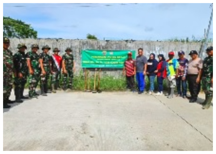  TMMD Kodim 0201 Medan Dukung Program Kota Medan Hijau dan Berdaya Saing