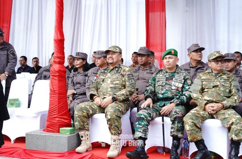  Bupati Batu Bara Hadiri Upacara HUT ke-80 TNI di Medan
