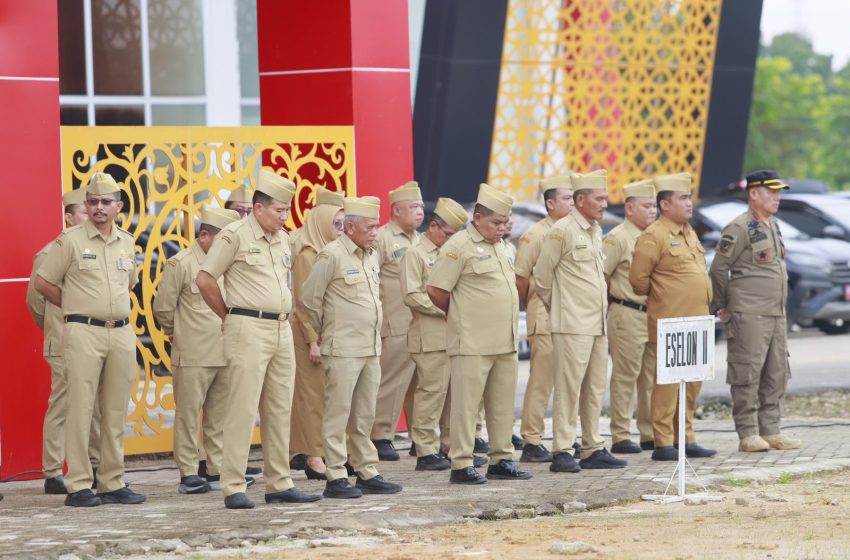  Pimpin Apel Gabungan, Wakil Bupati Batu Bara Ajak Tingkatkan Disiplin dan Loyalitas