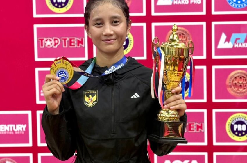  Polri Berbunga Hati, Polwan Sumut Sabet Emas di Piala Dunia Kickboxing Uzbekistan
