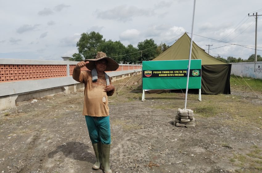  TMMD 126 Kodim 0201 Medan Jadi Momen Kebersamaan TNI dan Warga Hamparan Perak