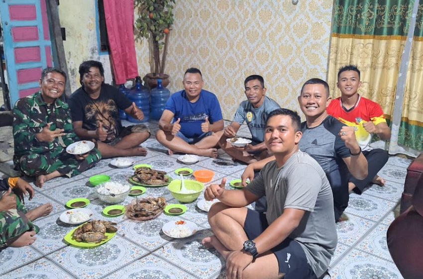  Hangat dan Penuh Kekeluargaan, Satgas TMMD 126 Kodim 0201 Medan Disambut di Rumah Tokoh Marelan