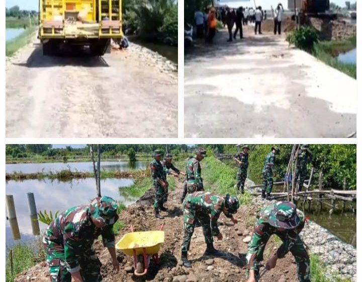  Berkat Satgas TMMD 126 Jalan Pasar Nippon Lancar dan Dua Rumah Warga Kini Layak Huni