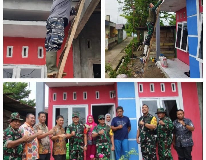  Satgas TMMD 126 Kodim 0201 Medan Kejar Progres Final Bedah Dua RTLH di Paya Pasir ​