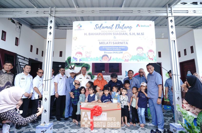  Bupati Batu Bara dan Dirut PT Inalum Kunjungi Yayasan Rumah Belajar Inklusi Smart Kids