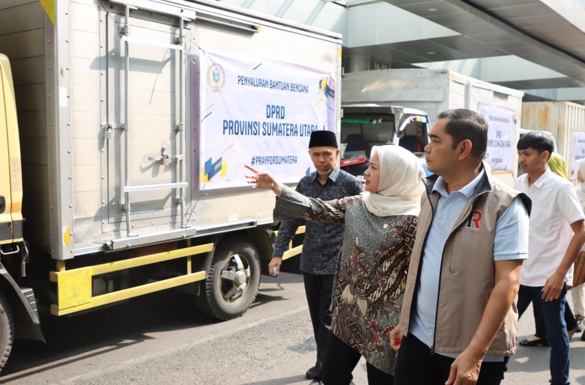  Pimpinan dan Anggota DPRD Sumut Salurkan Bantuan ke Tujuh Titik Bencana