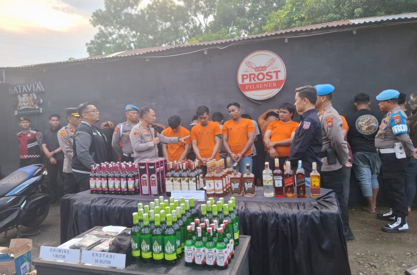  Polrestabes Medan Ungkap Jaringan Narkotika di THM Terbul Pancur Batu, 5 Karyawan Ditetapkan Tersangka