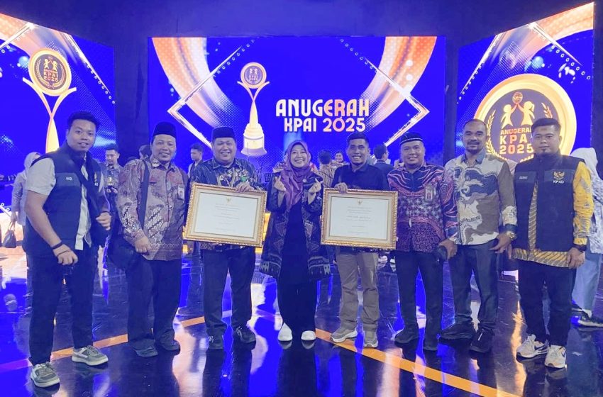  Rakernas KPAI 2025, Sumut Terima Anugerah