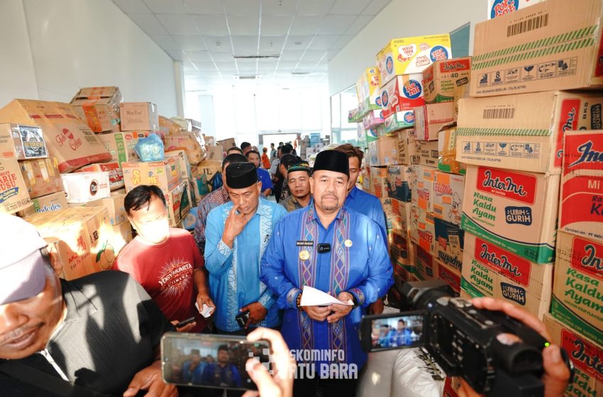  Pemkab Batu Bara Masak 1 Ton Kepah Sere dan Kirim sekitar 6 Truk Bantuan untuk Korban Bencana Alam