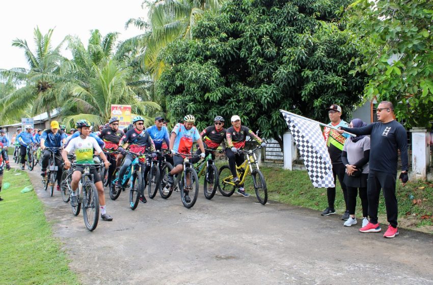  Wakil Bupati Batu Bara Lepas Fun Bike Jelajah Negeri Batu Bara ke-5