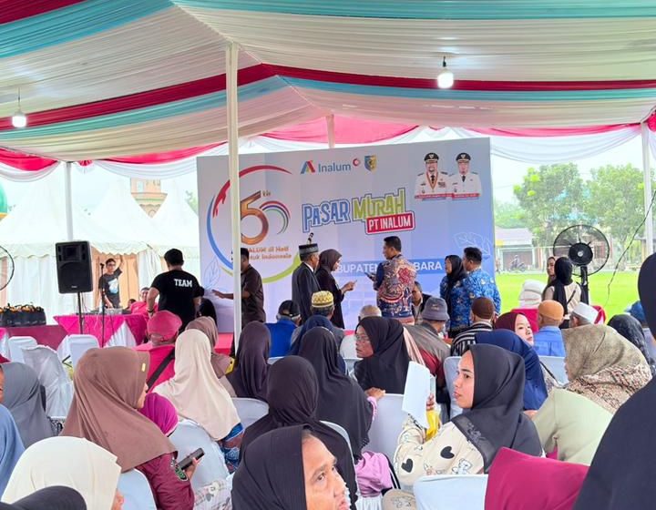  HUT Ke – 50, Inalum Gelar Pasar Murah di 12 Titik Sumut