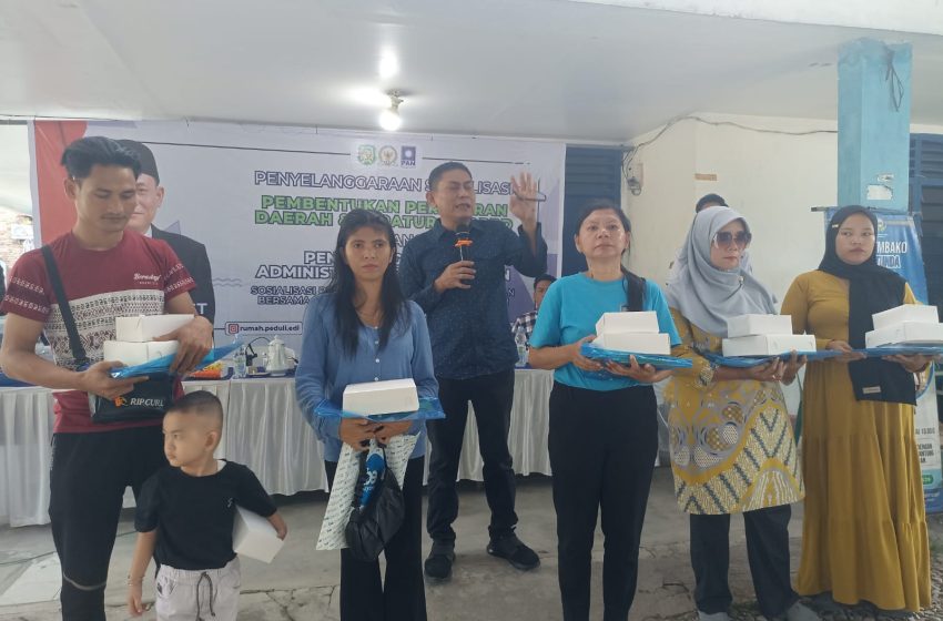  Edi Saputra Sosialisasikan Perda : Kelengkapan Adminduk Penting untuk Pendidikan Hingga Peroleh Bantuan Pemerintah
