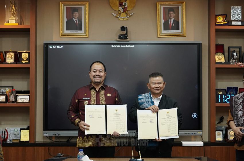  Bupati Baharuddin Percepat Pendaftaran Aset Tanah Batu Bara melalui Kerja Sama dengan BPN Pusat