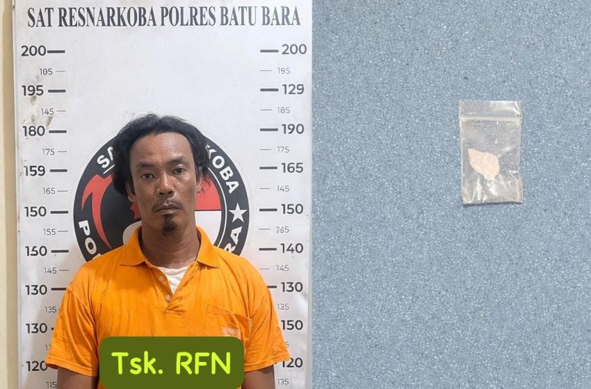  Polres Batu Bara Ungkap Kasus Narkotika, Pedagang di Tanjung Tiram Diamankan dengan Barang Bukti Shabu