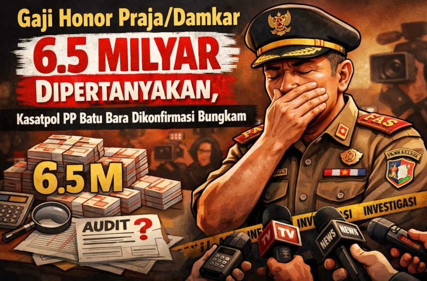  Rp6,57 Miliar Honor Praja/Damkar 2024, Satpol PP Batu Bara Wajib Transparan