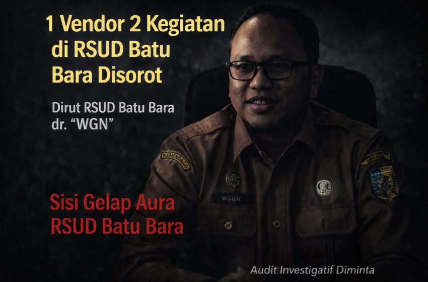  RSUD Disoal: Satu Vendor Dua Pos Anggaran Dinkes PPKB dan RSUD Batu Bara Ta. 2024 Kembali Disorot?