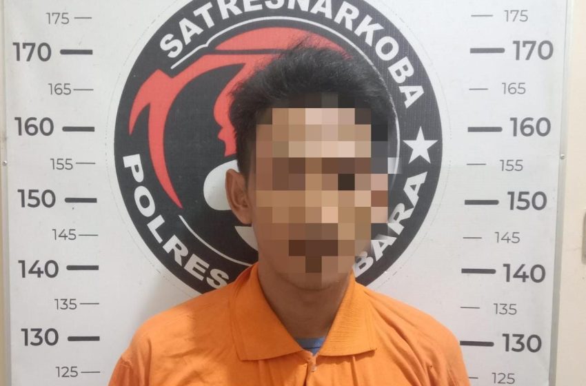  Satresnarkoba Polres Batu Bara Amankan Pria di Mangkai Baru, 2,45 Gram Sabu Disita