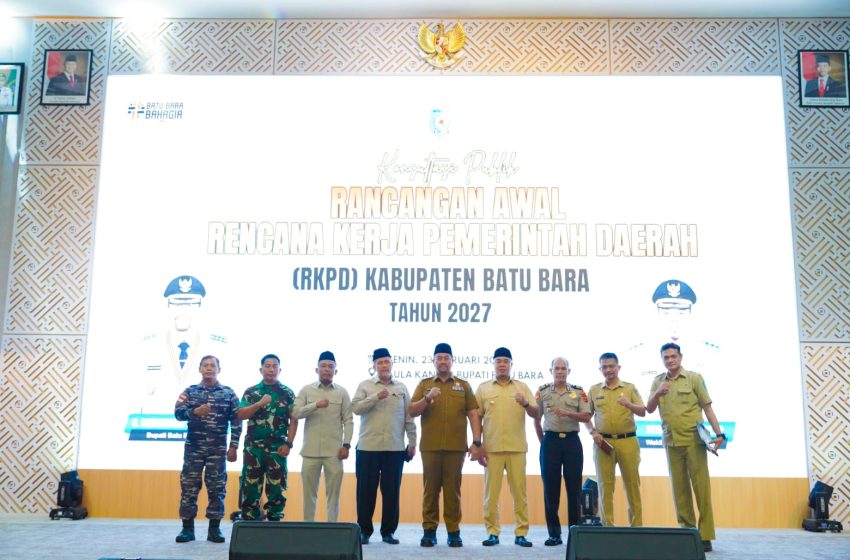  Bupati Batu Bara Tegaskan Sinkronisasi Pembangunan dalam Konsultasi Publik Rancangan Awal RKPD 2027