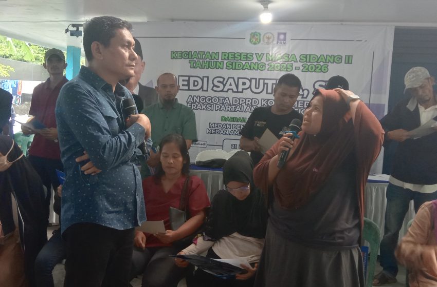  Terungkap di Reses Edi Saputra ; Warga Urus Surat Pindah Adminduk Diminta Biaya Tiket Pesawat PP Medan-Jakarta 