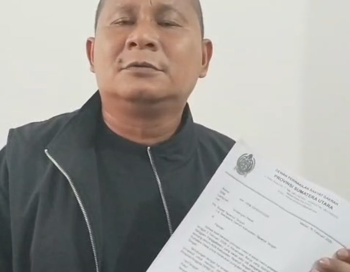  DPRD Sumut Surati Bupati Tapteng Terkait Viral Video Oknum Plt Camat Barus Sebut Ada ASN Catut Nama Anggota Dewan
