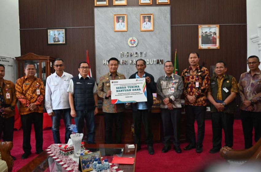  INALUM Salurkan Bantuan Rehabilitasi Gereja Terdampak Banjir di Humbang Hasundutan