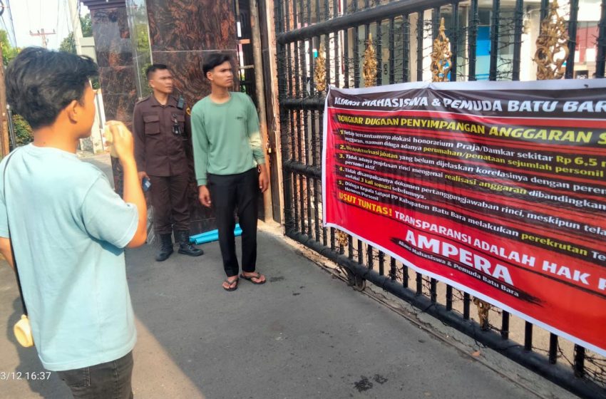  AMPERA Datangi Kejati Sumut, Desak Usut Dugaan Kejanggalan Anggaran Rp6,5 Miliar Satpol PP Batu Bara