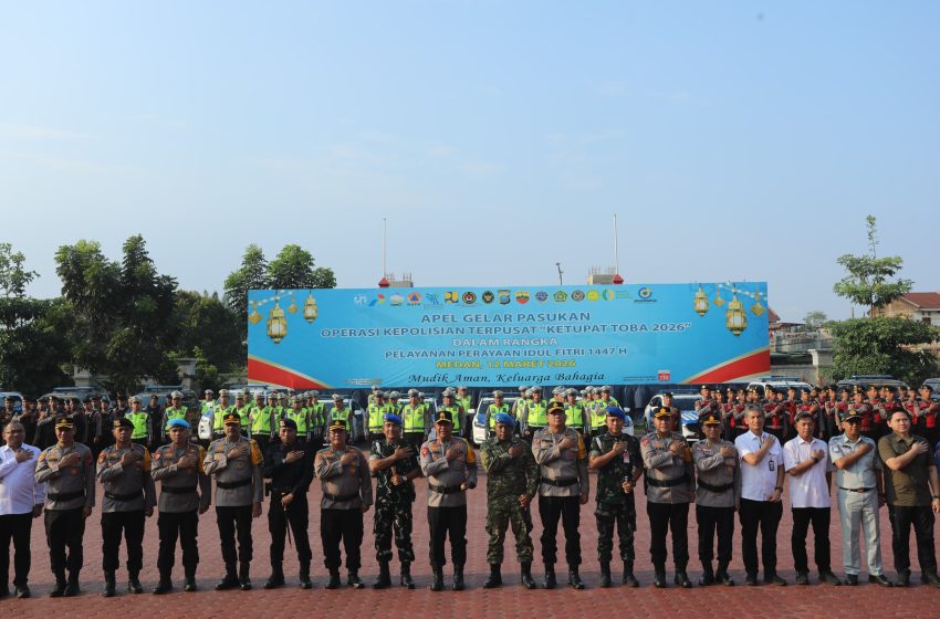  Operasi Ketupat Toba 2026, Polda Sumut Pastikan Pengamanan Mudik Lebaran Berjalan Aman