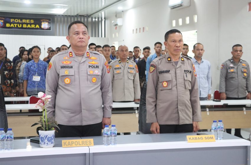  Penandatanganan Pakta Integritas Penerimaan Polri 2026 di Polres Batu Bara Berjalan Tertib