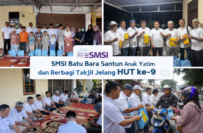  Perkuat Ukhuwah dan Siapkan Strategi Era Digital, SMSI Batu Bara Sambut HUT ke-9 dengan Santunan dan Berbagi Takjil