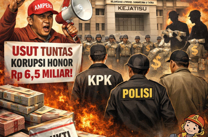  AMPERA Tantang APH Ungkap Modus Dugaan TPK Gaji Honorarium Praja Damkar Satpol PP Batu Bara 6.5 Milyar