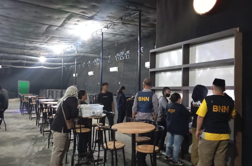  Razia Gabungan BNNK Sergai Amankan 50 Pengguna Narkoba di THM