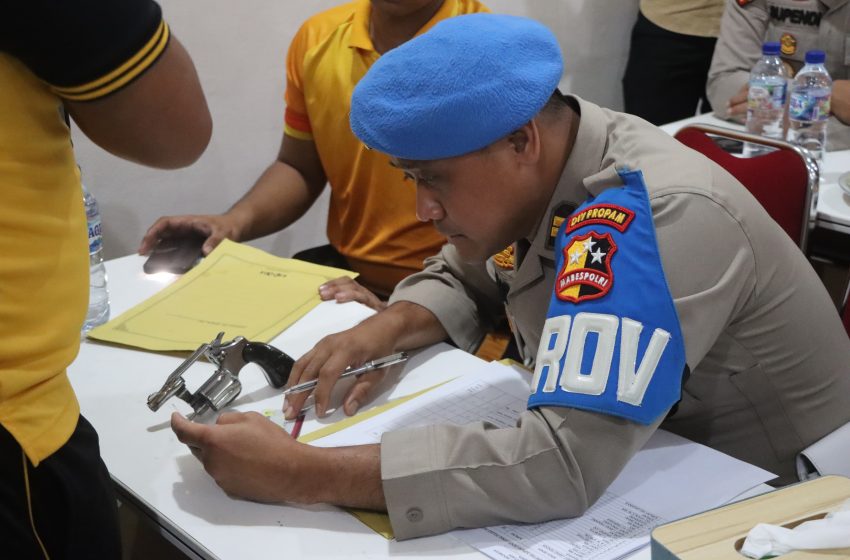  Senpi Organik Polres Batu Bara Diperiksa Mabes Polri, Hasil nya Mantap! 