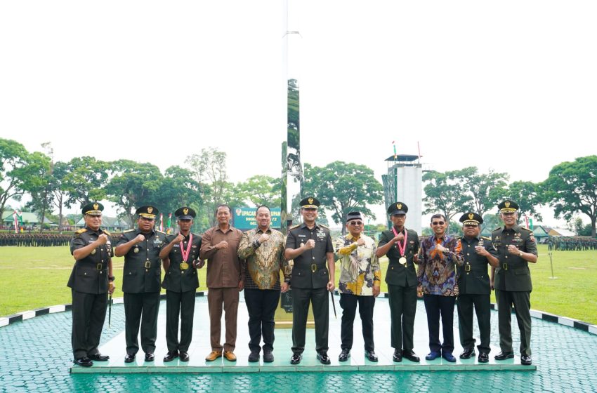  Bupati Batu Bara Hadiri Penutupan Dikmaba Infanteri TNI AD Gelombang I TA 2026